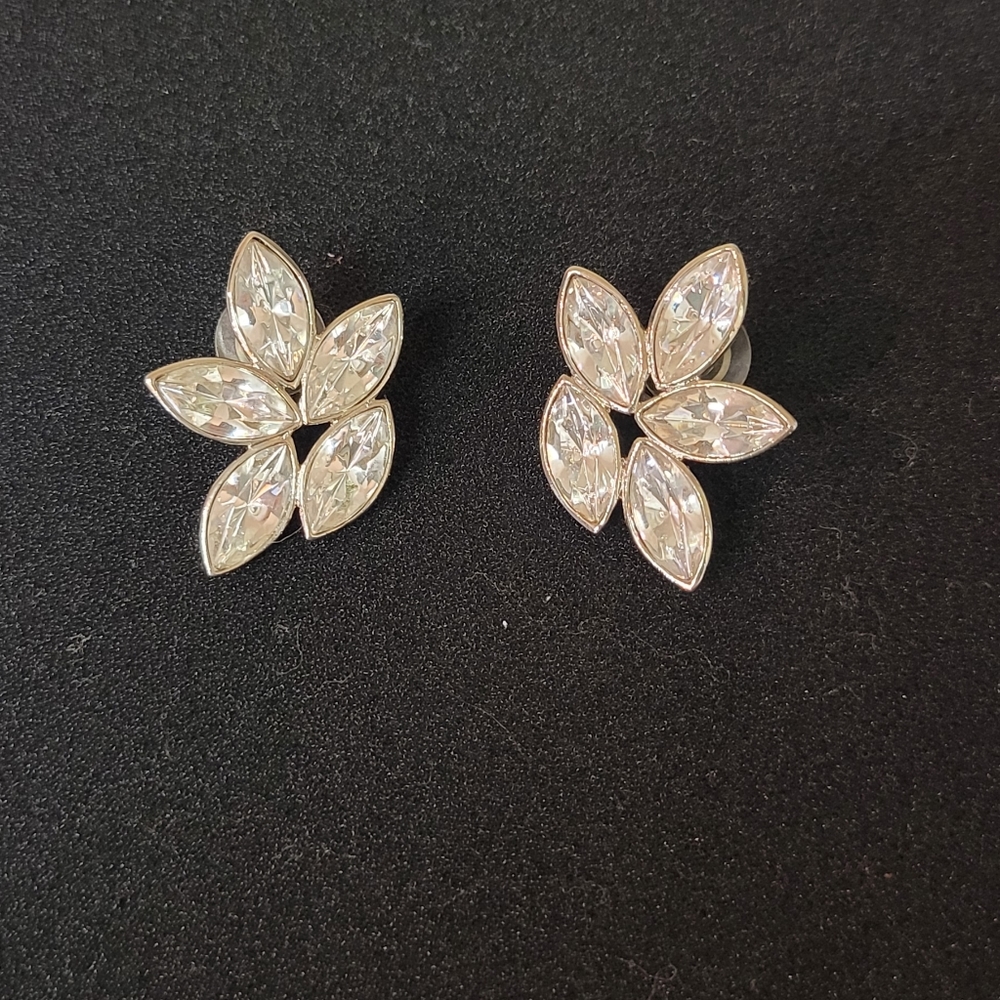 Crystal Petal Earrings